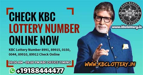 kbc lottery number check online 2024|KBC Lottery Number Check 8991 .